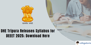 DEEET 2025: DHE Tripura Releases Syllabus; Download Here